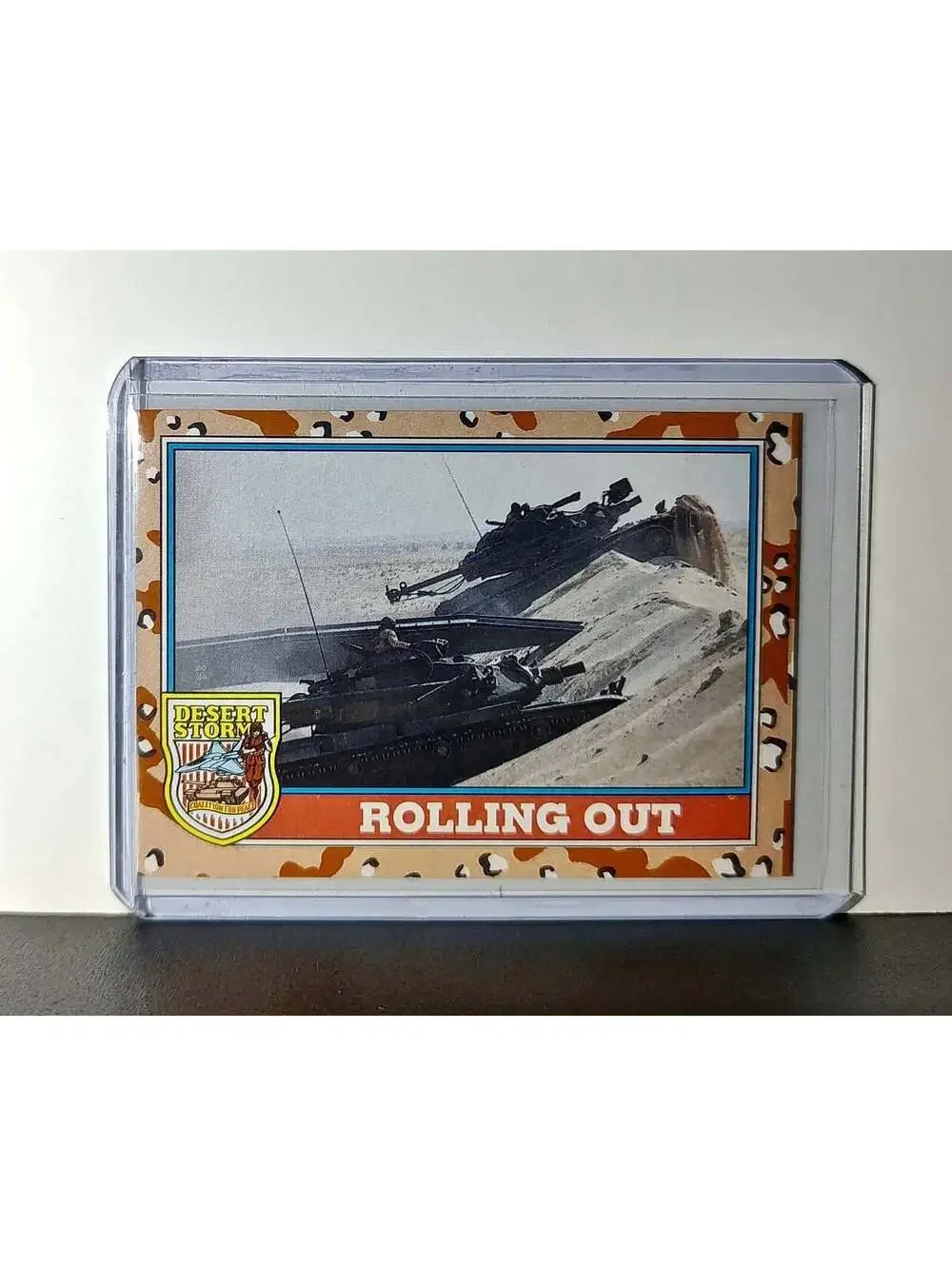 Rolling Out 1991 Topps Desert Storm #91 Card